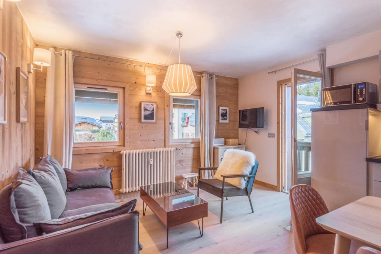 Architect Flat With Balcony&parking At The Heart Of - Welkeys Megève
